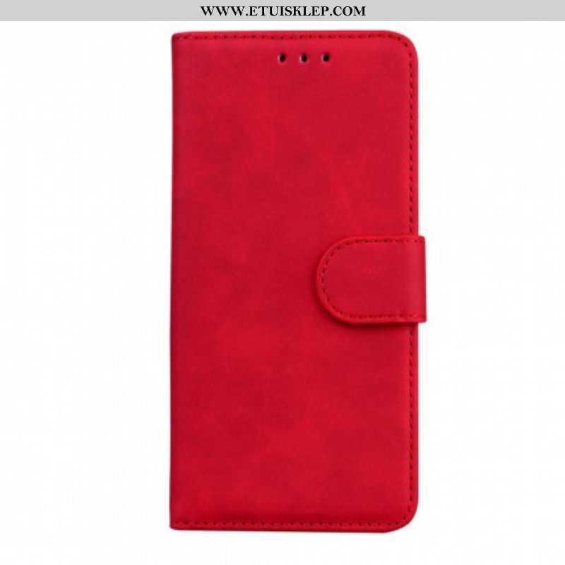 Etui Folio do OnePlus Nord CE 5G Monochromatyczny Efekt Skóry